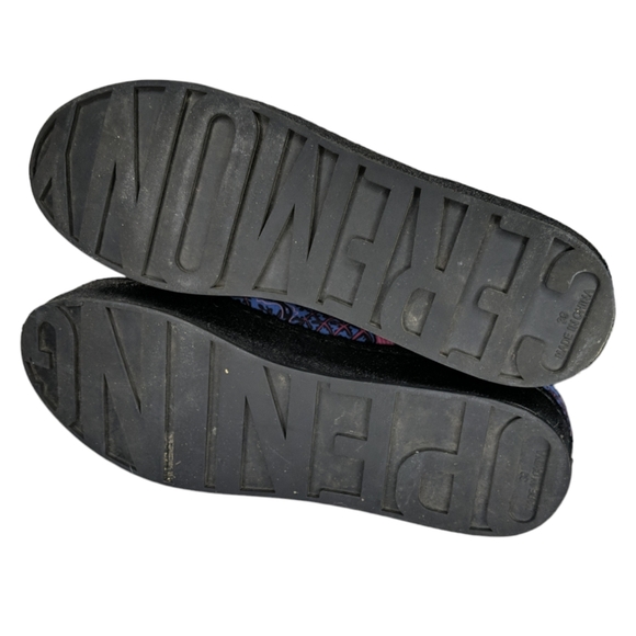 Opening Ceremony Blue/Pink/Purple Printed Platform Slip On Size 39 - Picture 7 of 10